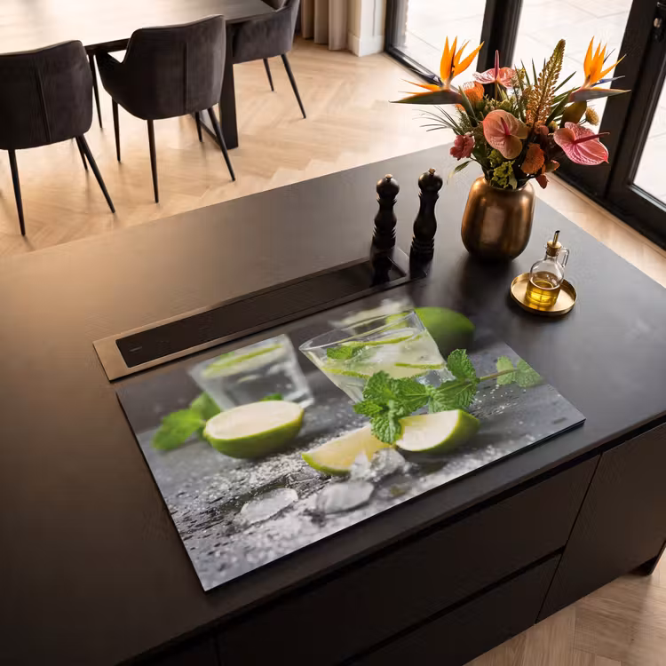 Inductie beschermer vinyl 3mm - Frisheid in Glas — 3
