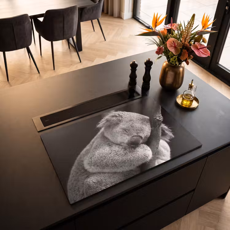 Inductie beschermer vinyl 3mm - Dromen in de Treetops — 3