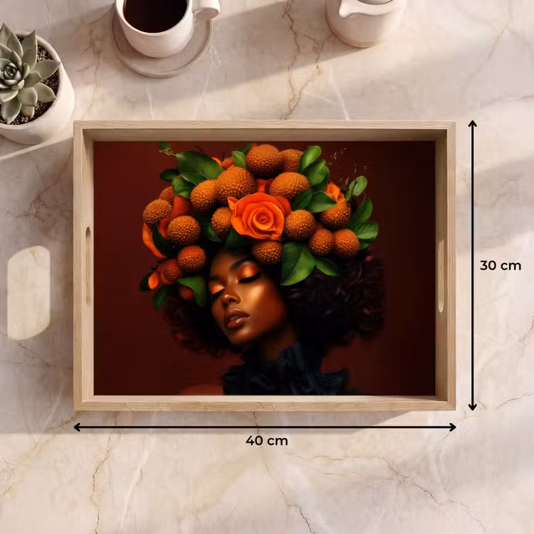 Dienblad - Vrouw - lychee - exotisch — 9