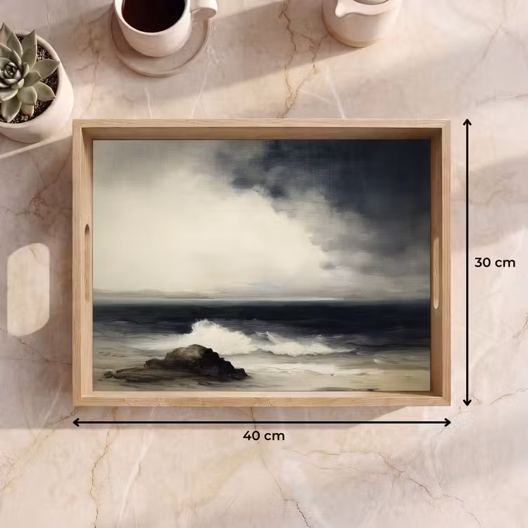 Dienblad - Zee - Rotsen - Storm — 9