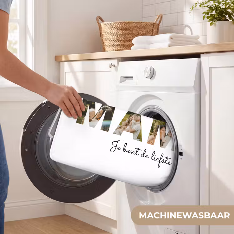 Gepersonaliseerde WC Mat - Mama - Lettercollage — 5