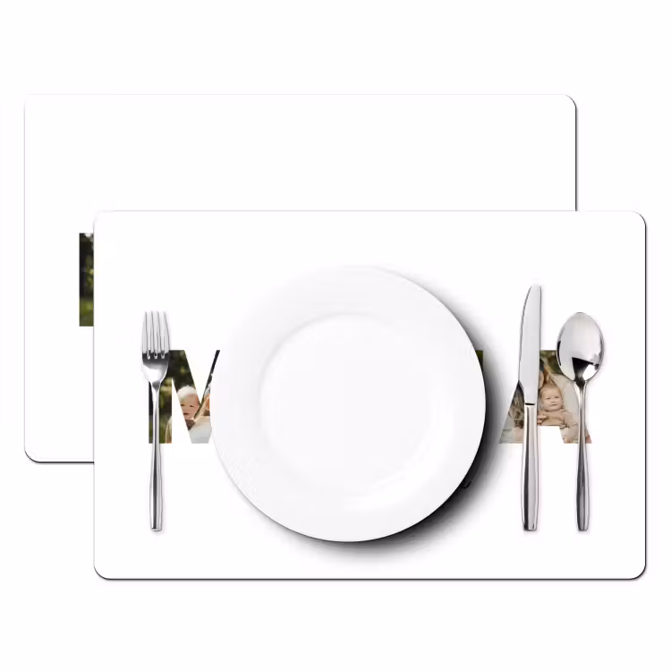 Gepersonaliseerde placemat - 6 stuks -  Mama - Lettercollage — 2