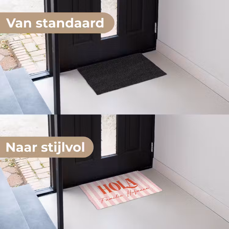 Gepersonaliseerde deurmat - Hola — 3