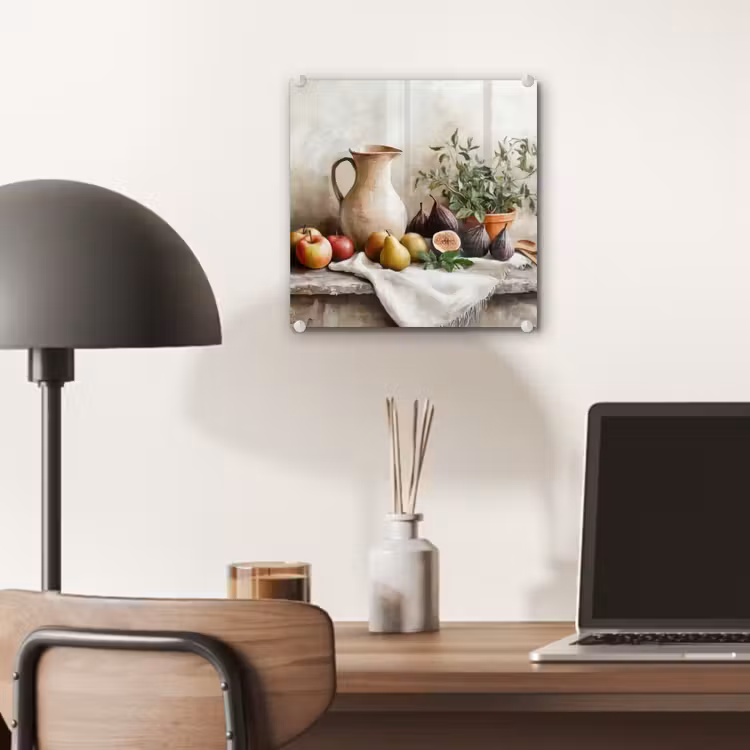 Glas schilderij - Fruit - Kruiden - Landelijk — 7