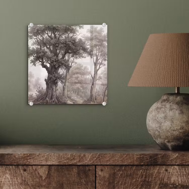 Glas schilderij - Natuur - Bos - Eik — 4