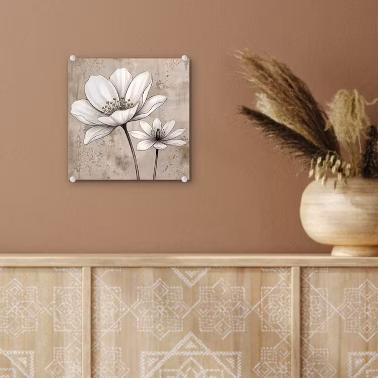 Glas schilderij - Modern - Design - Wit — 6