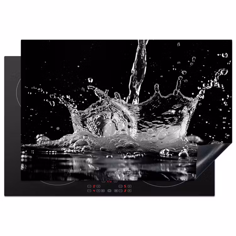 Inductie beschermer - Water - Splash - Zwart — 1