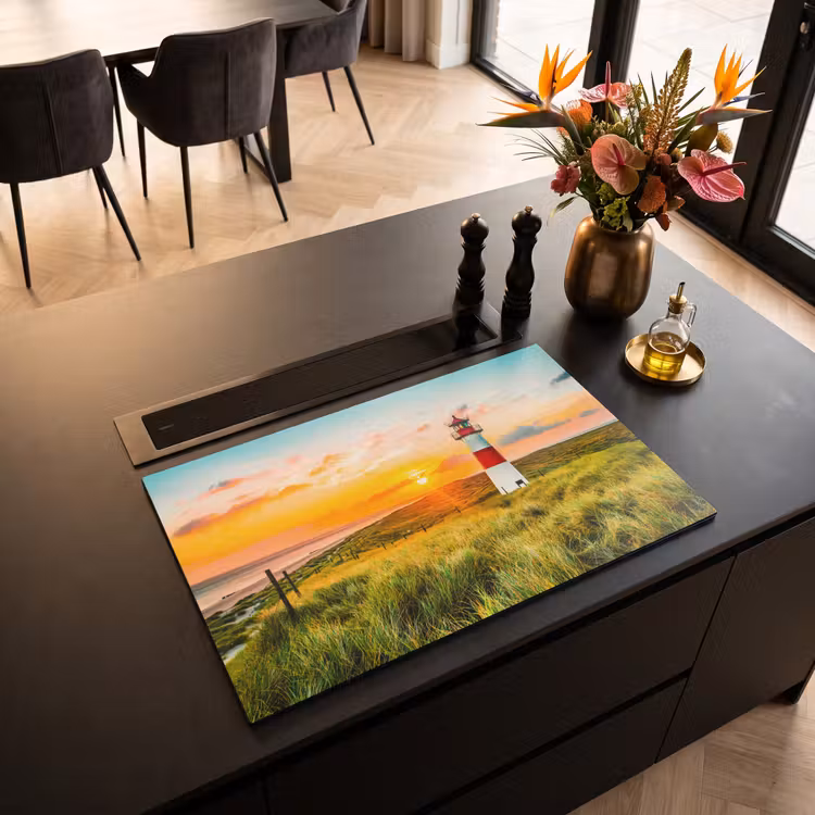 Inductie beschermer - Vuurtoren - Natuur - Zon - Landschap - Gras - Strand - Zee — 3