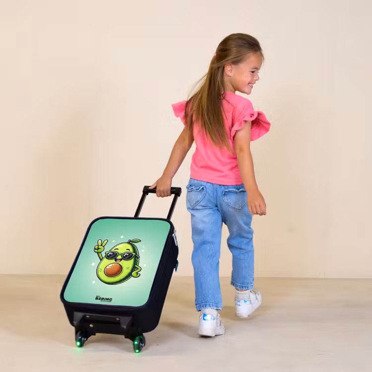 Kinderkoffer - Zwart - Appie avocado — 2