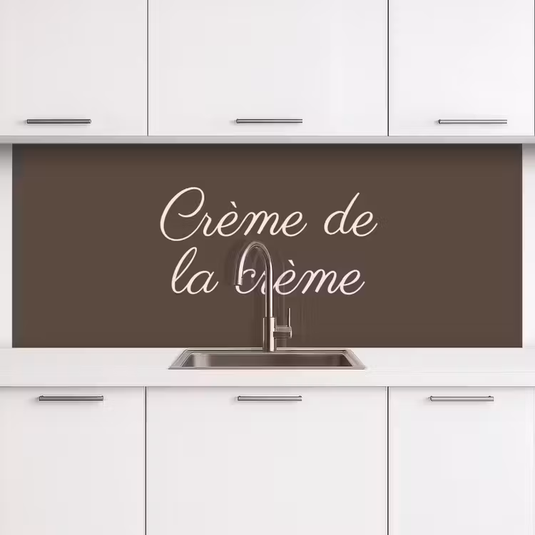 Keuken achterwand - Creme de la creme — 4