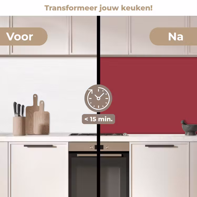 Keuken achterwand - Antique - Ruby - Rood — 3
