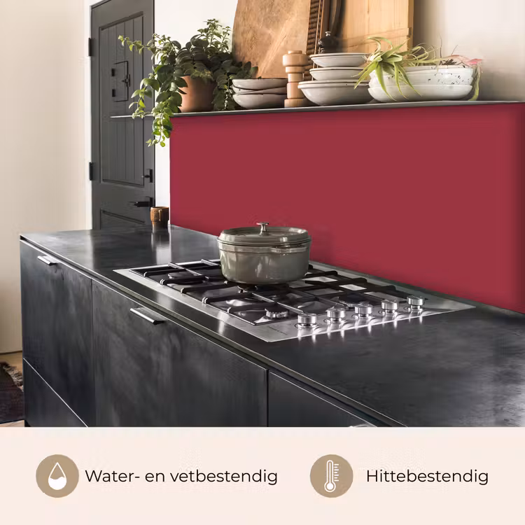 Keuken achterwand - Antique - Ruby - Rood — 5