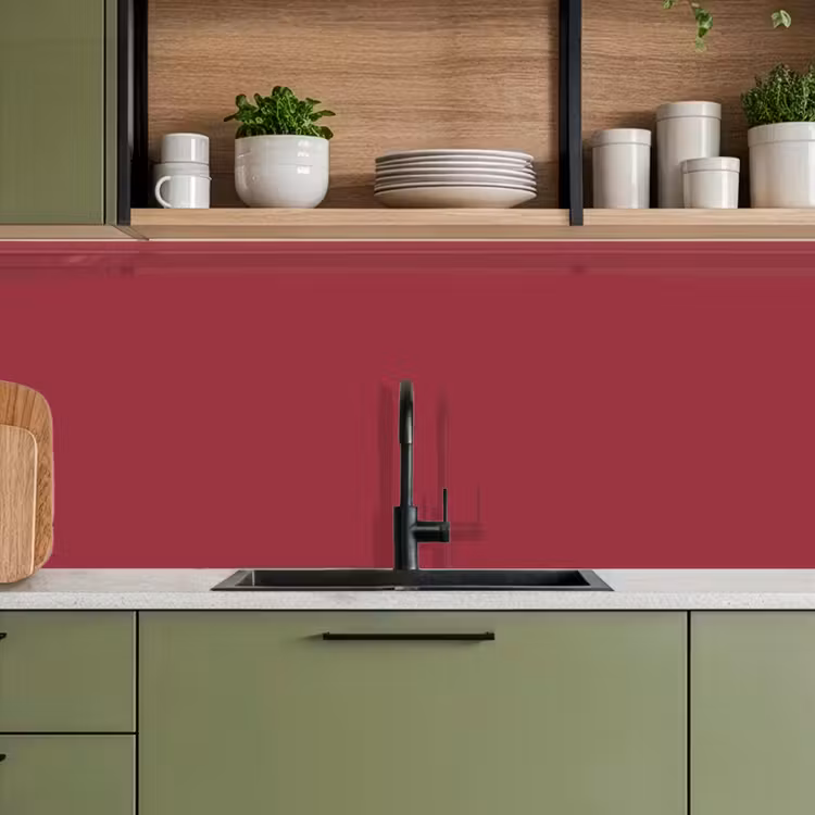 Keuken achterwand - Antique - Ruby - Rood — 8