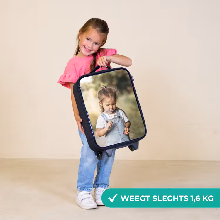 Kinderkoffer met eigen foto - zwart — 5
