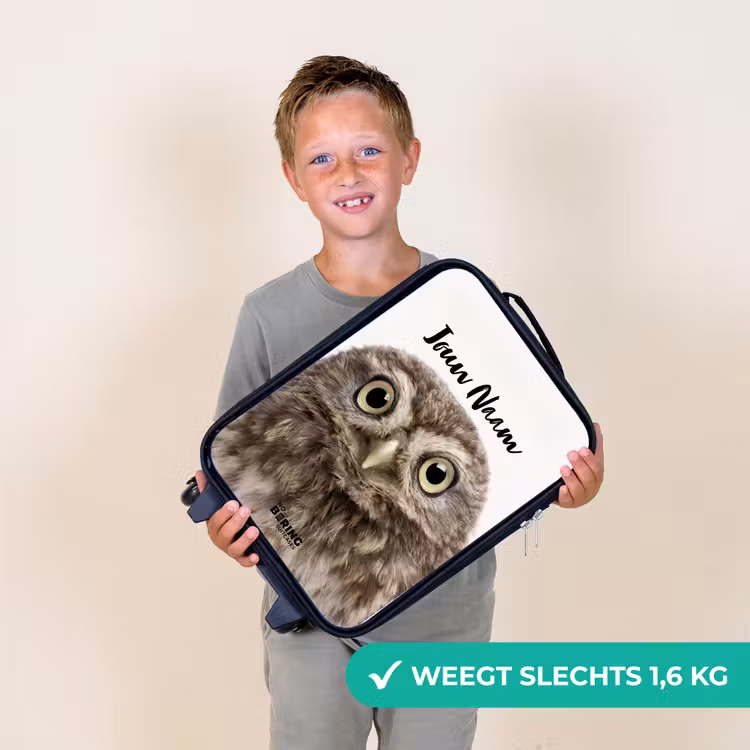 Kinderkoffer - Zwart - Ulke Uil — 3