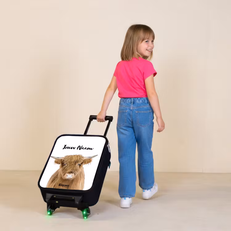 Kinderkoffer - Zwart - Halbe Hooglander — 2