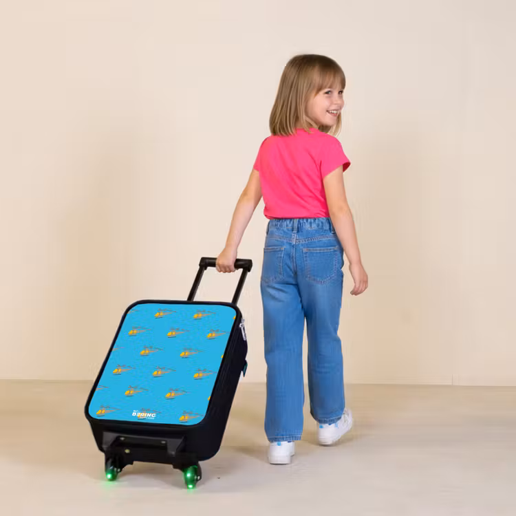 Kinderkoffer - Zwart - Helikopter heibel — 2