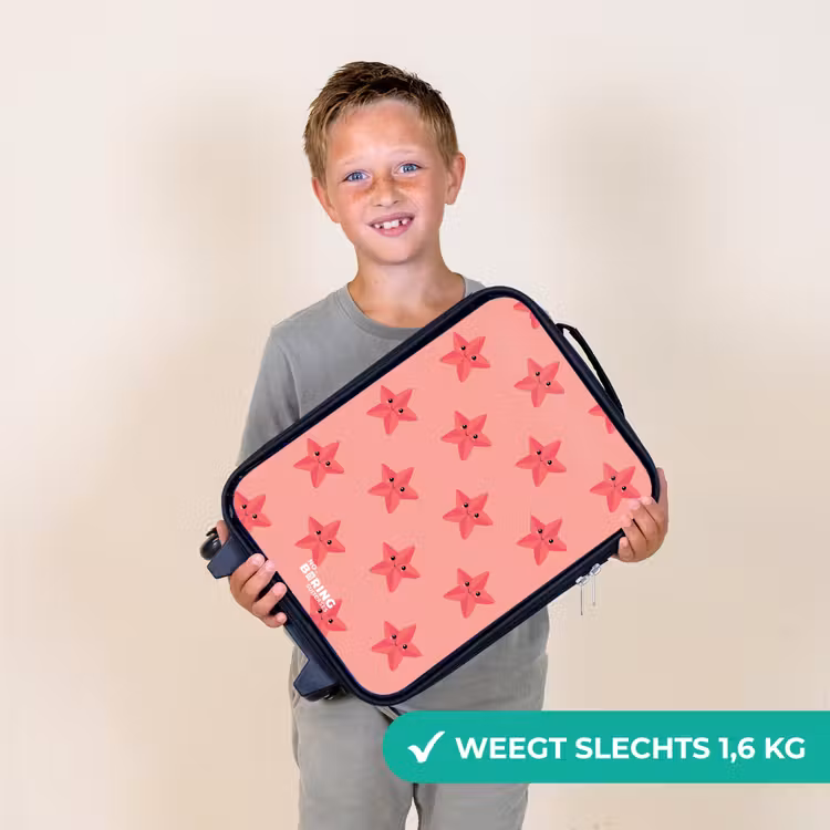 Kinderkoffer - Zwart - Zeester zandstorm — 3