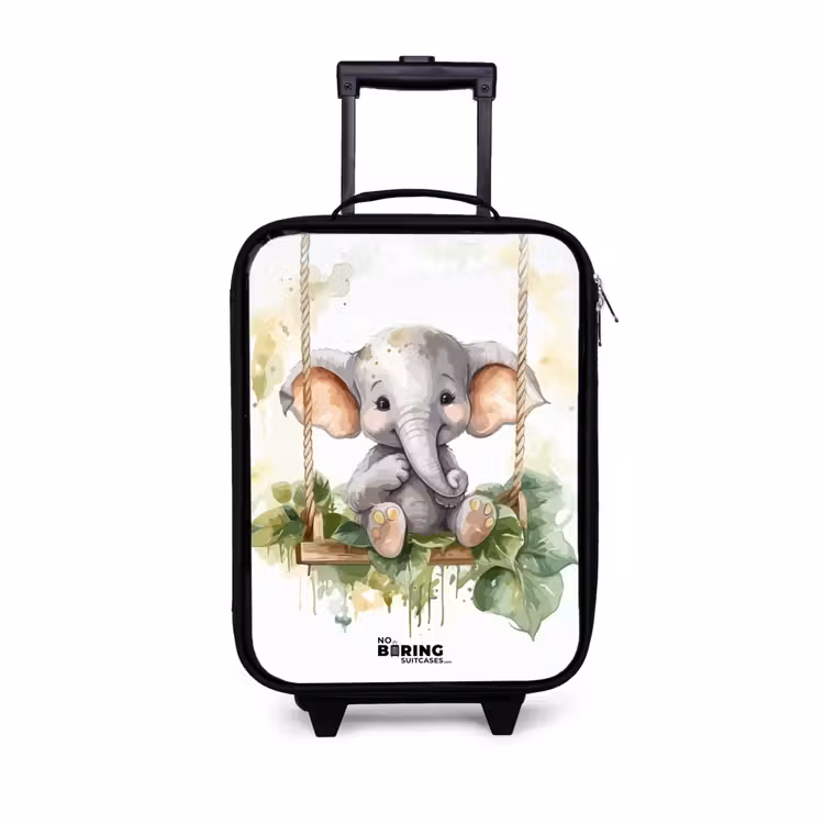 Kinderkoffer - Zwart - Onno olifant — 1