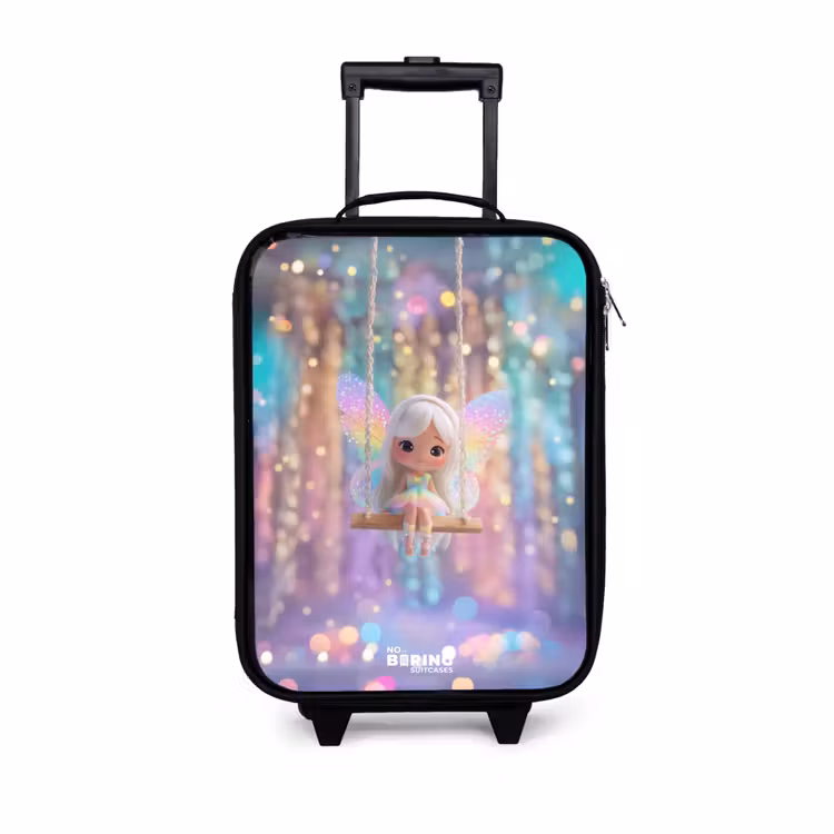 Kinderkoffer - Zwart - Fee - Elf - Regenboog — 1