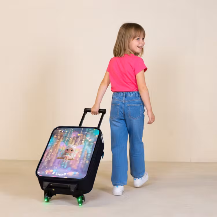 Kinderkoffer - Zwart - Fee - Elf - Regenboog — 2