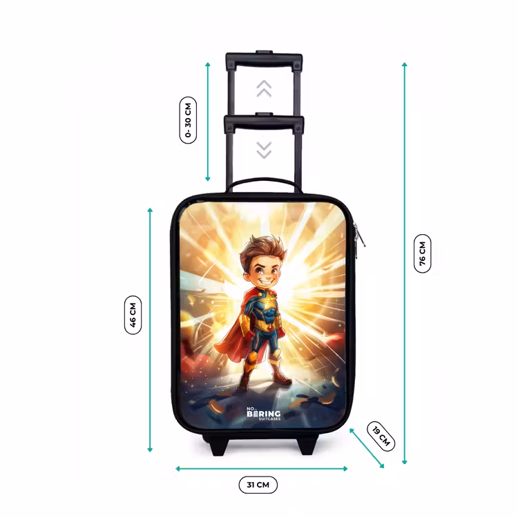 Kinderkoffer - Zwart - Gerard goldstar — 7