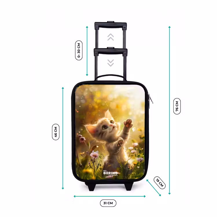 Kinderkoffer - Zwart - Koosje kitten — 7
