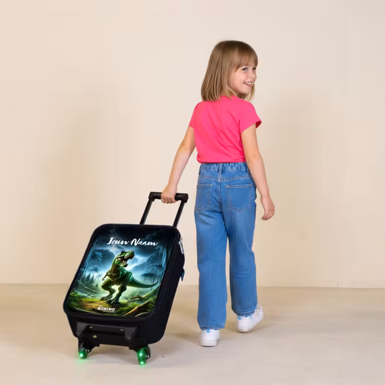 Kinderkoffer - Zwart - Junglosaurus — 2