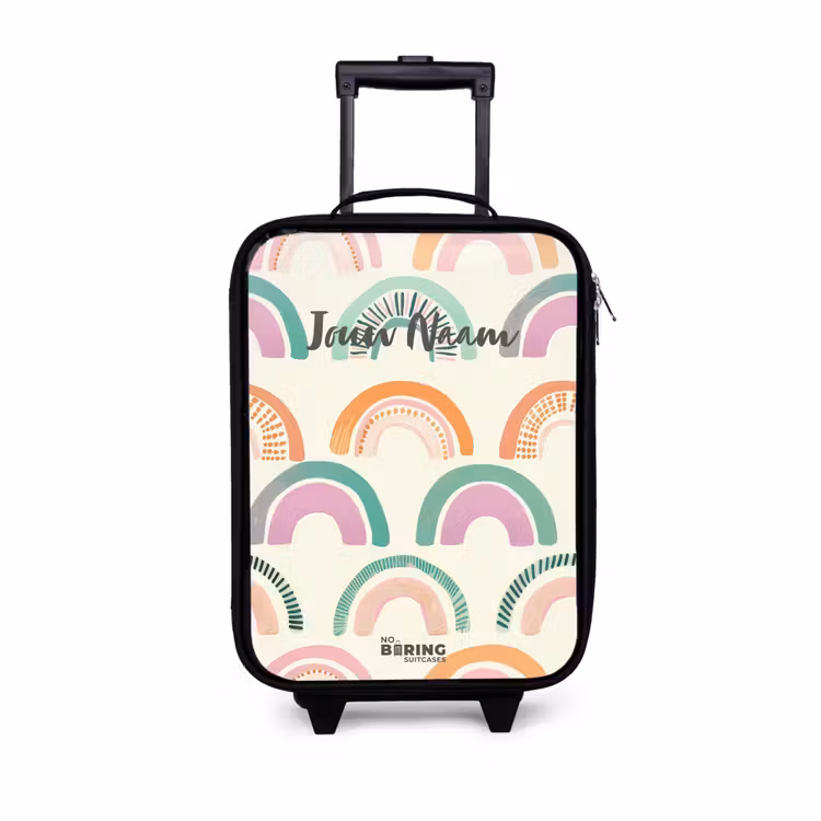 Kinderkoffer - Zwart - Regenbogen — 1