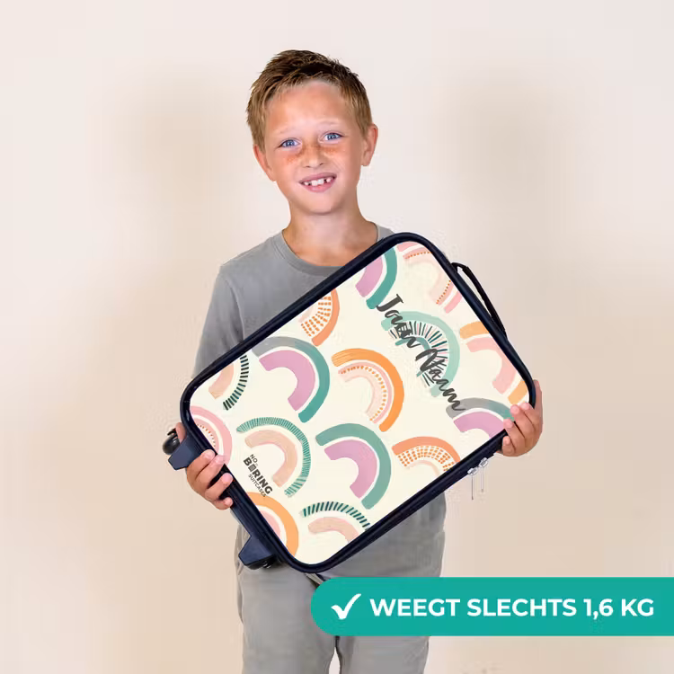 Kinderkoffer - Zwart - Regenbogen — 3