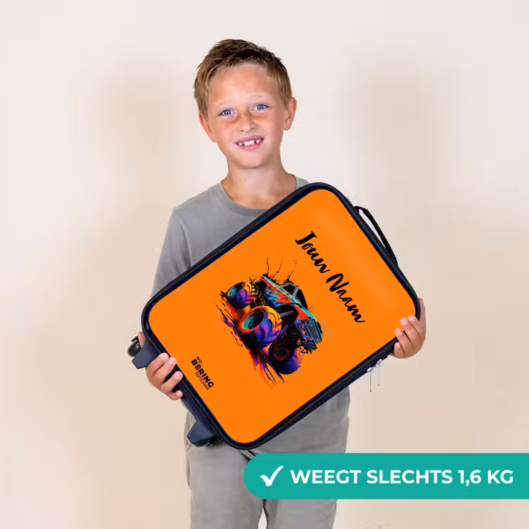 Kinderkoffer - Zwart - Rainbow Wheels — 3
