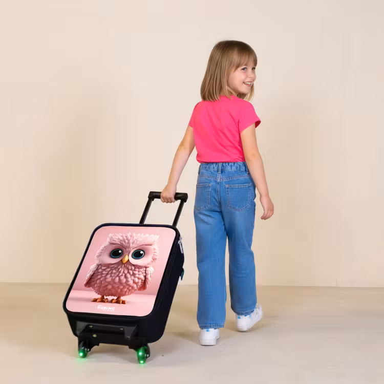 Kinderkoffer - Roze ritselaar — 2