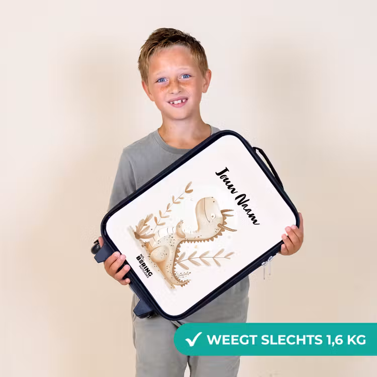 Kinderkoffer - Zwart - Dobby draakje — 3