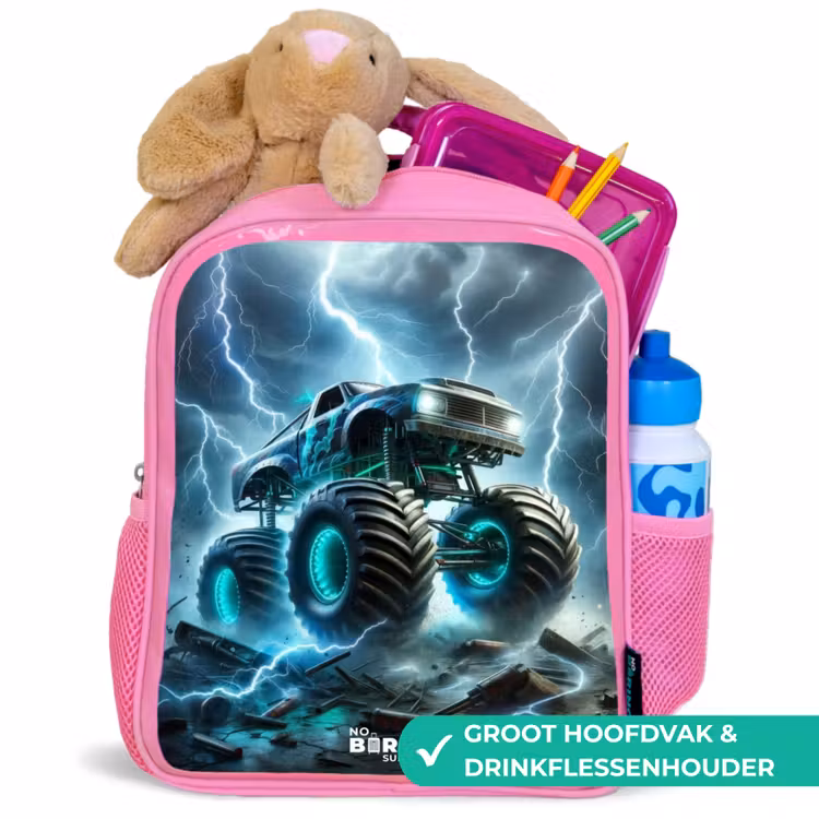 Kinderrugzak - Roze - Thunder Wheels â 2