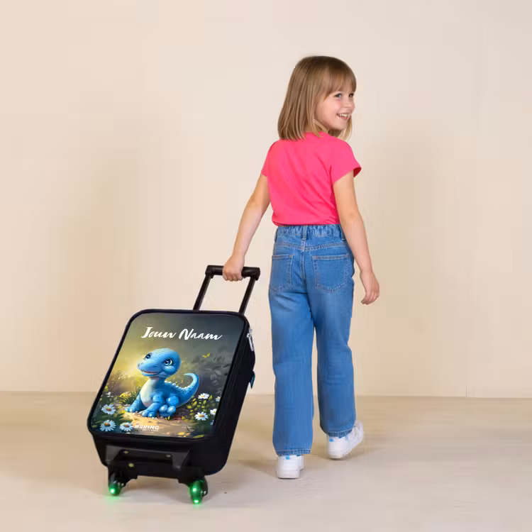 Kinderkoffer - Zwart - Branco Brontosaurus — 2