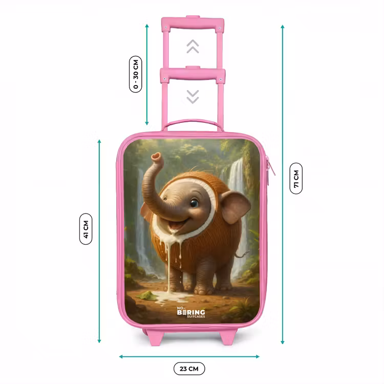 Kinderkoffer - Roze - Coconote Elephante — 5