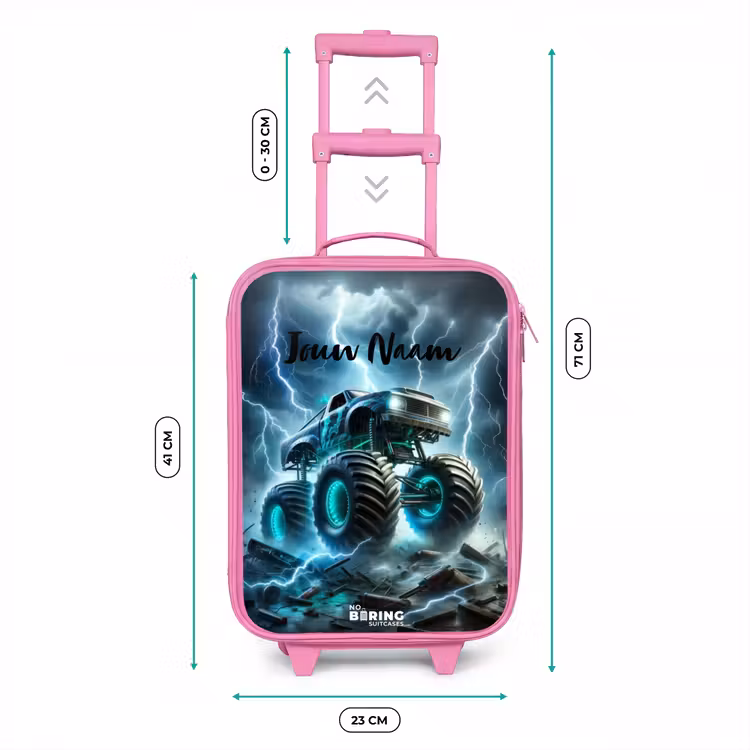 Kinderkoffer - Roze - Thunder Wheels — 5