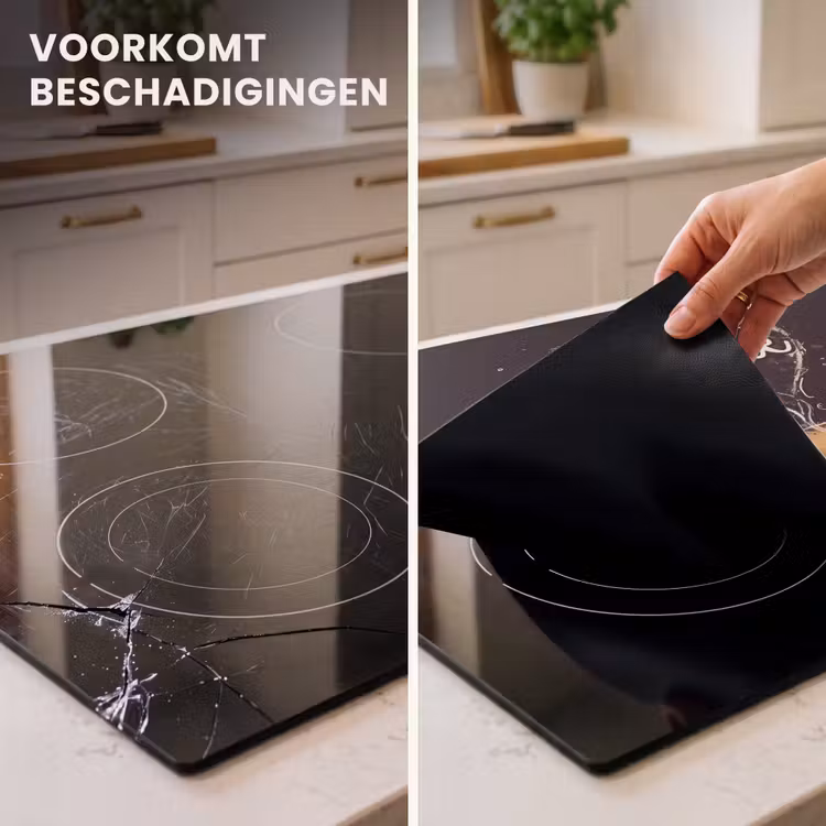 Inductie beschermer vinyl 3mm - Koffieliefde — 2