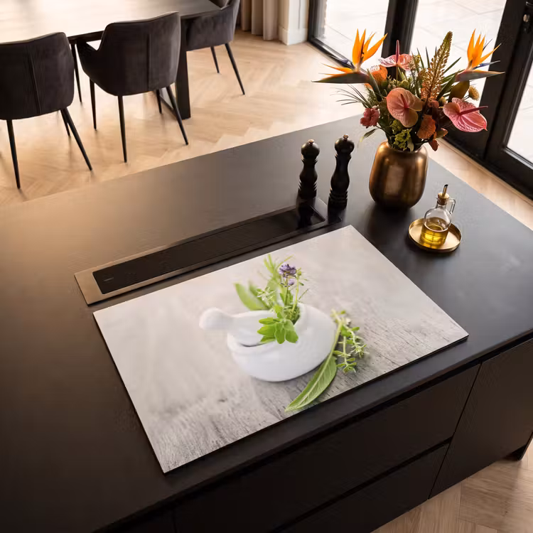 Inductie beschermer vinyl 3mm - Kruiden in Vrede — 3
