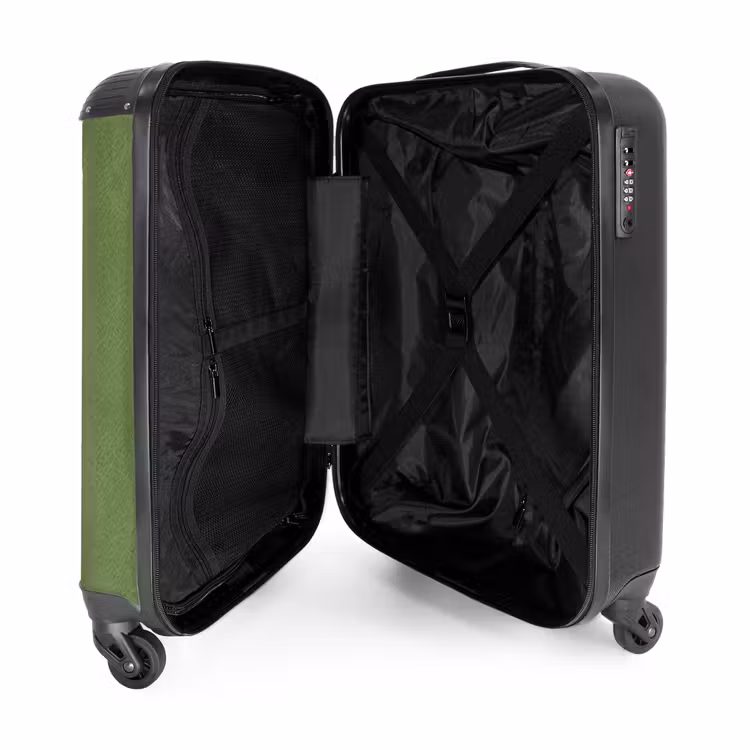 Koffer - Lederen look mint groen — 3
