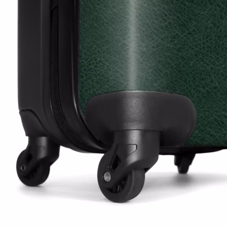 Koffer - Lederen look mos groen — 6