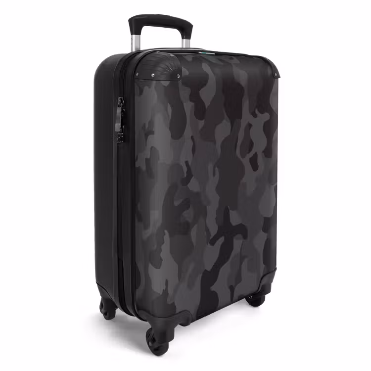 Koffer - Groene camouflage print — 4