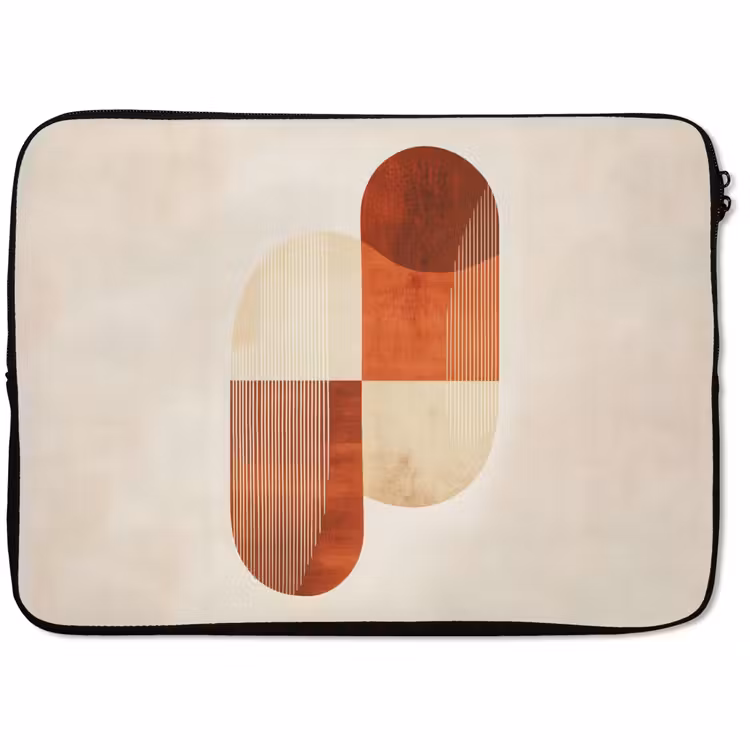 Laptophoes - Bogen - Beige - Vormen — 1