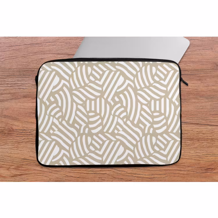 Laptophoes - Abstract - Modern - Beige — 2