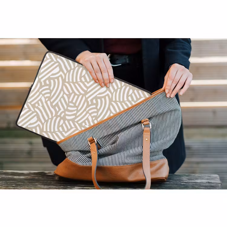 Laptophoes - Abstract - Modern - Beige — 4