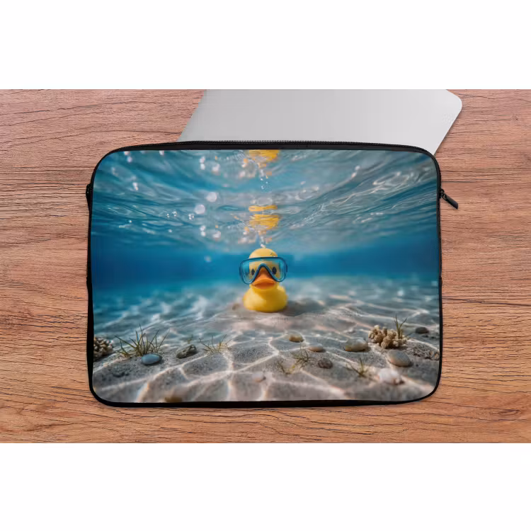 Laptophoes - Duikbril - Eend - Water — 2