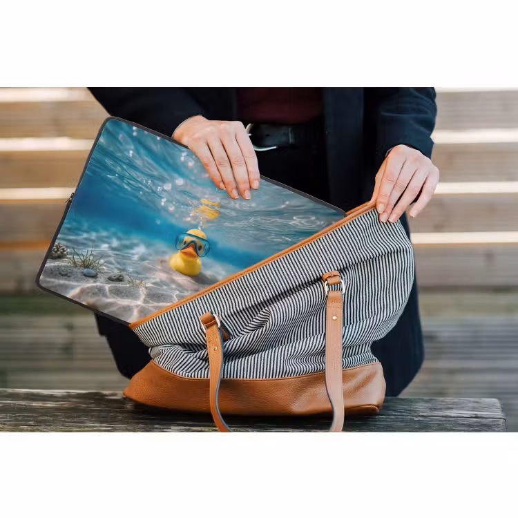 Laptophoes - Duikbril - Eend - Water — 4