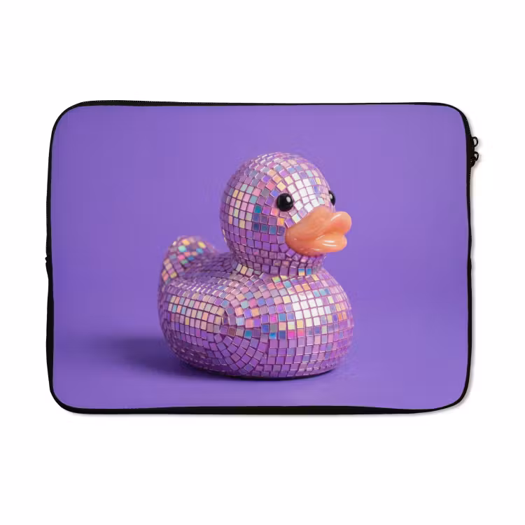 Laptophoes - Disco - Eend - Paars — 5