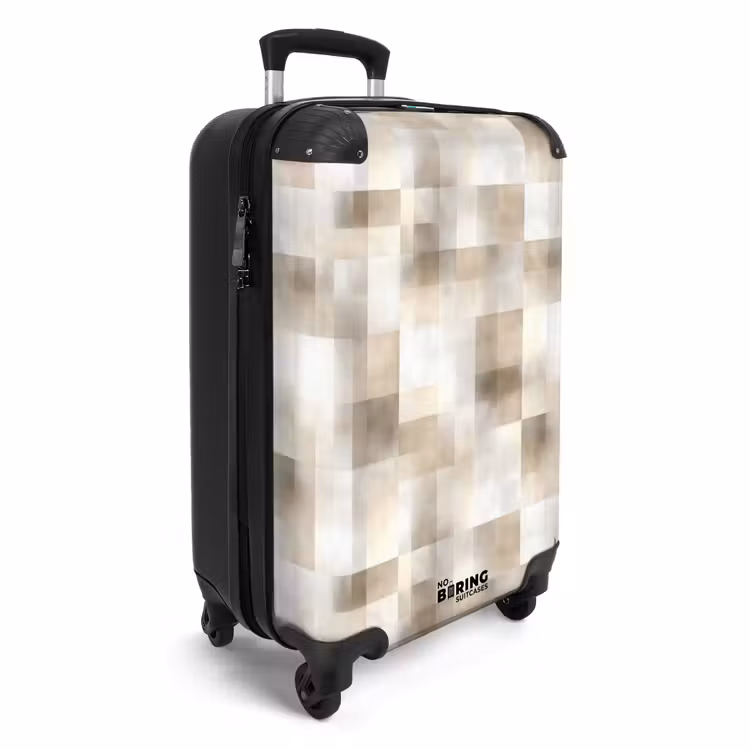 Koffer - Textuur - Linnen - Beige — 4