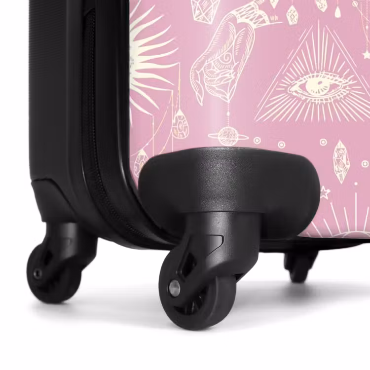 Koffer - Boho - Roze hemelpatroon — 6